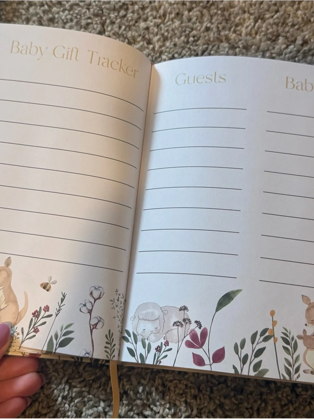 🌱 baby shower guest book 🌿